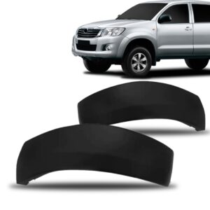 Par Moldura Parachoque Dianteiro Hilux 2012 2013 2014 2015 Preto