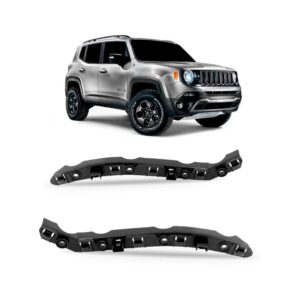 Par Guia Suporte Parachoque Dianteiro Jeep Renegade 16 A 18