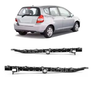 Par Suporte Guia Parachoque Traseiro Fit 03 04 05 06 07 08