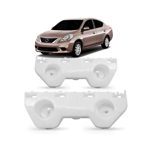 Par Guia Suporte Parachoque Dianteiro Versa 2011 13 14 2015