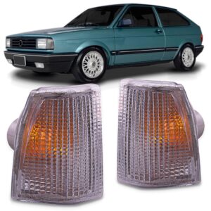 Par Sinaleira Gol 1987 88 1989 1990 Cristal Lente Plástico