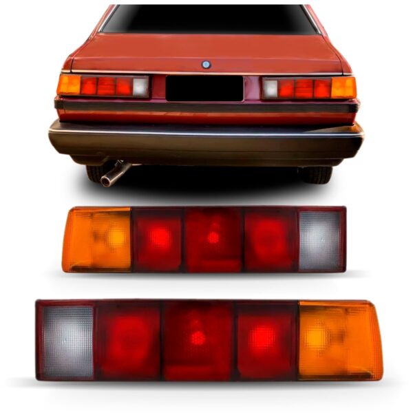 Par Sinaleira Traseira Santana 85 86 87 88 89 1990 Tricolor Vermelho