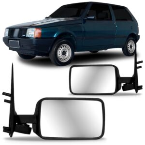 Par Retrovisor Uno 1985 1986 1987 88 89 90 1991 Sem Controle