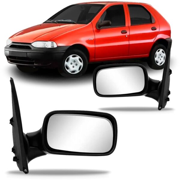 Par Retrovisor Palio 4 Portas 1996 97 98 A 2000 Sem Controle