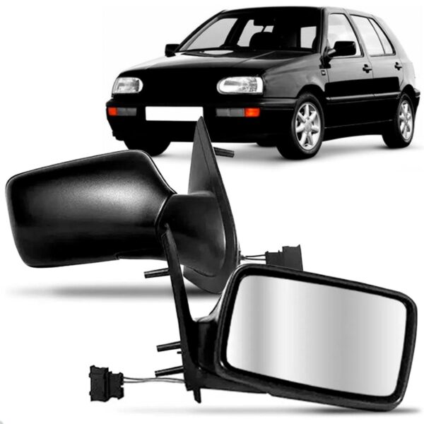 Par Retrovisor Vw Golf 1995 1996 1997 1998 C/ Controle