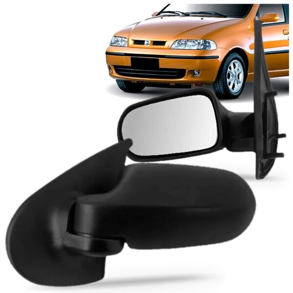 Par Retrovisor Palio Fire 2001 02 2003 4 Portas Sem Controle