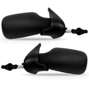 Par Retrovisor Uno Fire 2 Portas 2005 A 2010 Com Controle