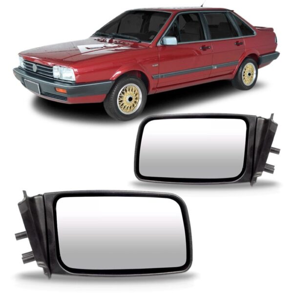 Par Retrovisor Santana 2 E 4 Portas 1985 86 88 A 1991 Fixo