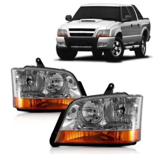 Par Farol S10 Blazer 2001 A 2011 Pisca Âmbar