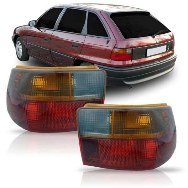 Par Sinaleira Traseira Astra 93 94 95 96 97 Hatch Fume Tricolor