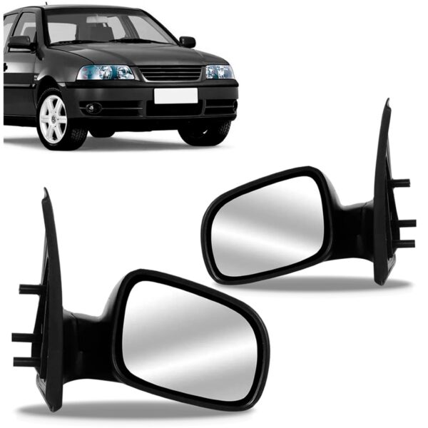 Par Retrovisor Gol G3 2 Portas 1999 2000 2001 2002 2003 Fixo