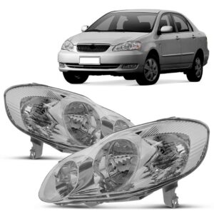 Par Farol Para Toyota Corolla 2005 A 2006 Manual