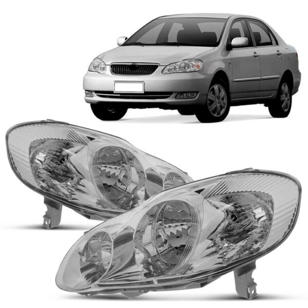 Par Farol Para Toyota Corolla 2005 A 2006 Manual