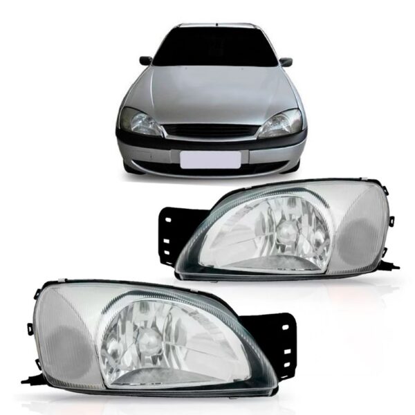 Par Farol Fiesta 2000 2001 2002 Com Pisca Cristal