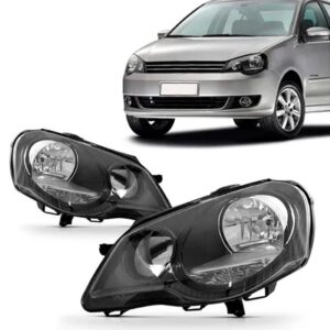 Par Farol Polo 2007 08 09 10 11 2012 Máscara Negra Elétrico