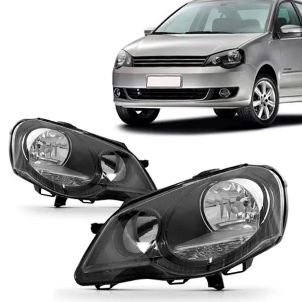 Par Farol Polo 2007 08 09 10 11 2012 Máscara Negra Elétrico