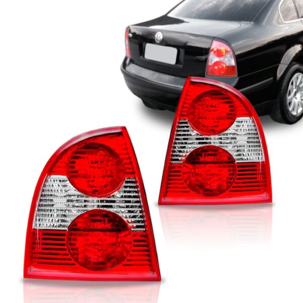 Par Lanterna Traseira Para Passat 2001 2002 2003 2004 2005 Vermelho