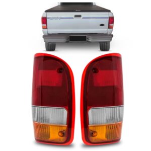 Par Lanterna Traseira Ranger 1994 A 1997 Tricolor Tricolor