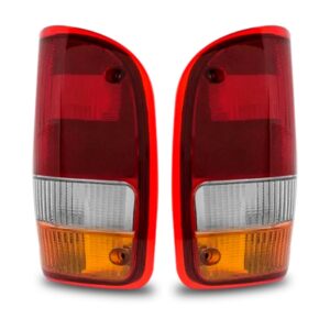 Par Lanterna Traseira Ranger 1994 A 1997 Tricolor Tricolor