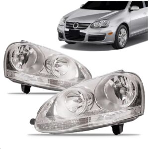 Par De Farol Jetta 2007 2008 2009 Cromado