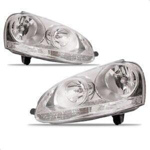 Par De Farol Jetta 2007 2008 2009 Cromado