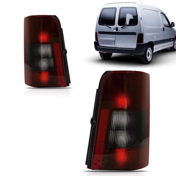 Par Sinaleira Traseira Berlingo 1996 1997 1998 A 2008 Fume