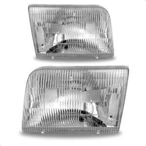 Par Farol Para Ranger 1993 1994 1995 1996 1997 Cromado Direito E Esquerdo