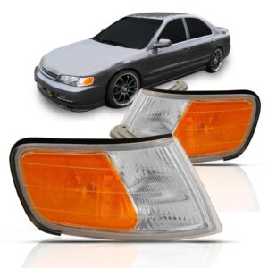 Par Pisca Lanterna Diant Accord 1994 A 1996 Cristal/âmbar