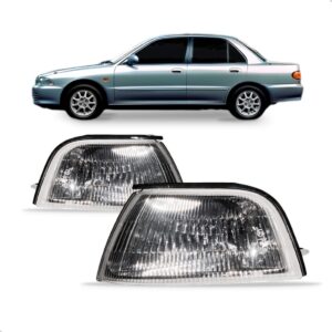 Par Lanterna Dianteira Sinaleira Lancer 1996 E 1997 Cristal