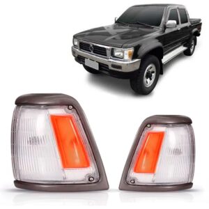 Par Sinaleira Seta Hilux Srv 1992 A 2001 Aro Cinza Fino