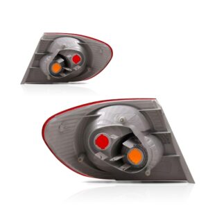 Par Sinaleira Traseira Corolla 2003 A 2007 Vermelha Ambar