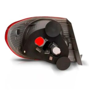 Par Lanterna Traseira Corolla 2003 Até 2007 Mala Re Rosa Vermelho