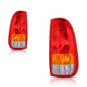 Par Sinaleira Traseira Para Ford F250 1999 2000 2001 A 2010 Ambos Lados Vermelho