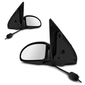 Par Retrovisor Externo Focus 1998 A 2008 Com Capa Preto