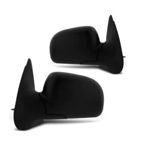 Par Retrovisor Ext Elétrico Preto Ranger 1998 A 2006 Preto
