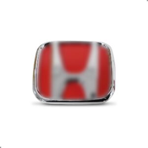 Friso Para Honda New Civic 2007 A 2008 Com Emblema Vermelho Cromado