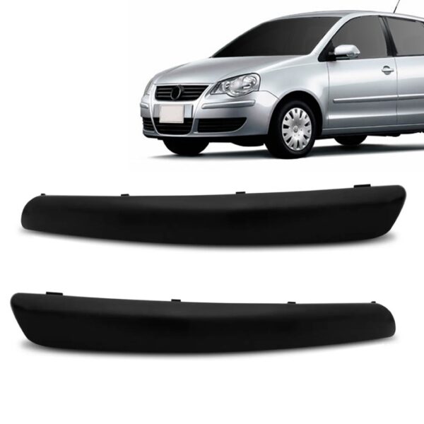 Par Moldura Friso Parachoque Dianteiro Polo 2007 08 09 10 11