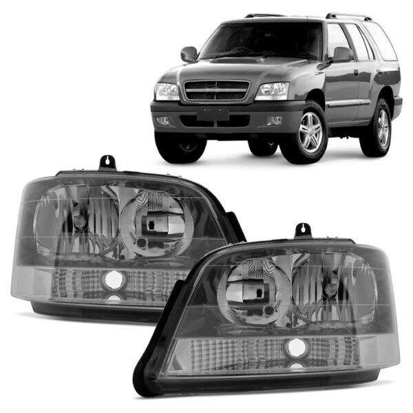 Par Farol S10 Blazer 2001 02 03 04 05 06 07 08 A 2011 Cinza
