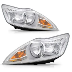 Par Farol Focus 2009 A 2012 Eletrico Com Motor Sem Projetor Direito