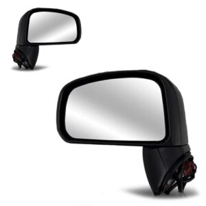 Par Retrovisor Tiida 2007 A 2013  Eletrico Preto