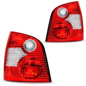 Jogo Sinaleira Traseira Polo 2003 04 05 2006 Vermelha/ Branc Vermelho