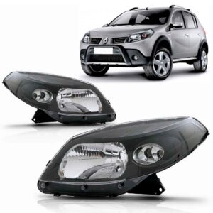 Par Farol Sandero 2008 2009 2010 2011 Máscara Negra Promoção