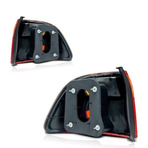 Par Sinaleira Traseira Civic 1999 A 2000 Bicolor