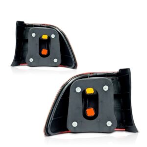 Par Sinaleira Traseira Civic 1999 A 2000 Bicolor