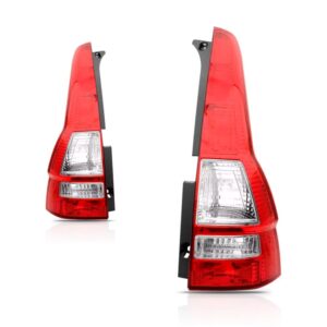 Par Lanterna Traseira Para Honda Crv 2007 08 2009 2010 2011 Vermelho Ambos Lados