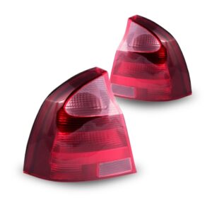 Par Sinaleira Traseira Corsa Sedan 2008 2009 2010 Ré Rosa