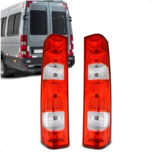 Par Sinaleira Traseira Para Daily Furgão 2008 2009 A 2012 Bicolor