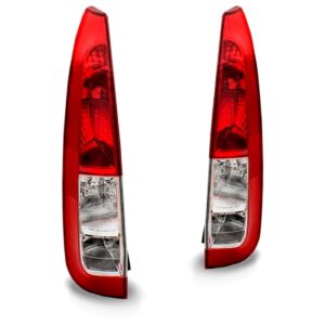 Par Lanterna Traseira Fiesta Hatch 2008 A 2009 Bicolor Bicolor