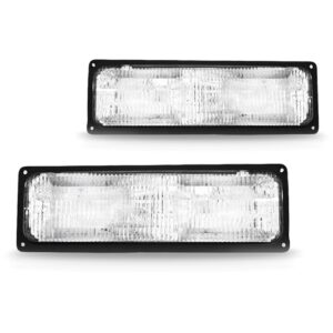 Par Sinaleira Inferior Farol Silverado 1993 A 2001 Cristal