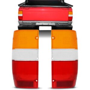 Par Lente Lanterna Traseira L200 1992 A 2003 Vermelho
